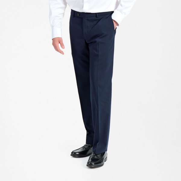 Zoom bild av Traveller mens trouser regular fit, dark blue