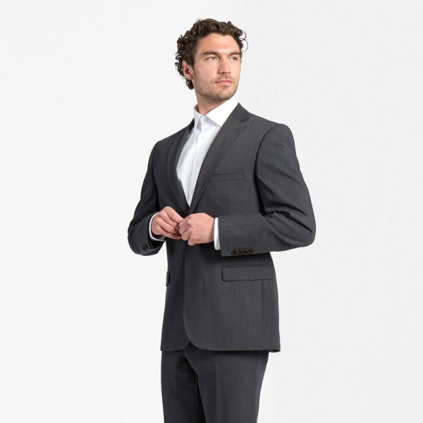 Zoom bild av Traveller mens blazer regular fit, dark grey