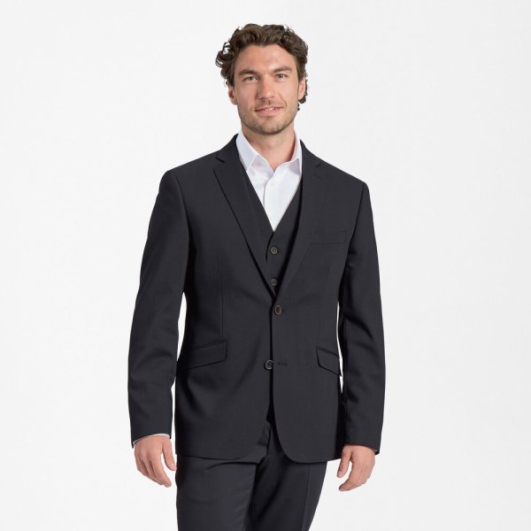 Zoom bild av Traveller mens blazer modern fit, black