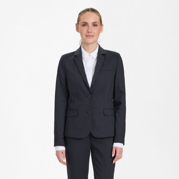 Zoom bild av Traveller womens blazer modern fit, dark navy