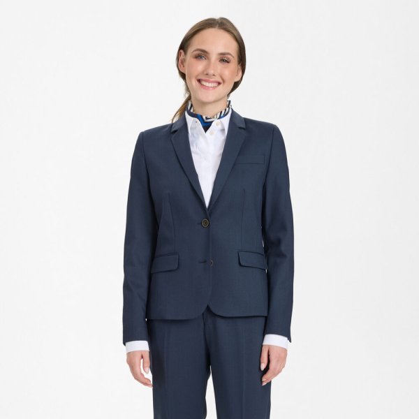 Zoom bild av Traveller womens blazer modern fit, dark blue