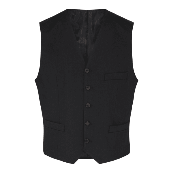 Zoom bild av Traveller mens waistcoat modern fit, black