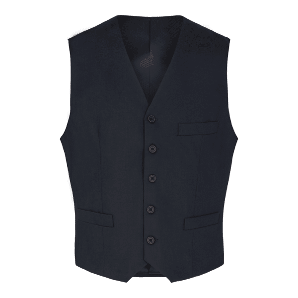 Zoom bild av Traveller mens waistcoat modern fit, dark navy