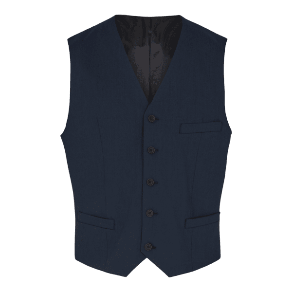 Zoom bild av Traveller mens waistcoat modern fit, dark blue