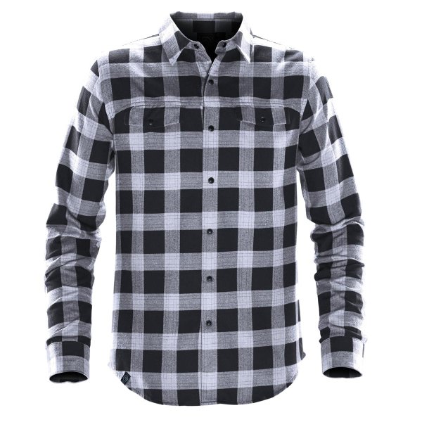 Zoom bild av Men's Logan Snap Front Shirt, titan plaid