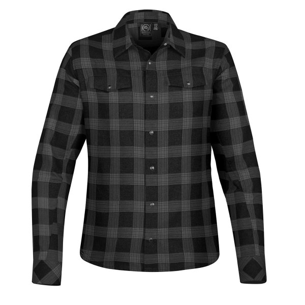 Zoom bild av Women's Logan Snap Front Shirt, carbon plaid