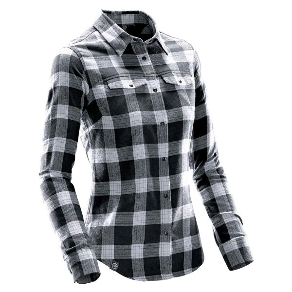 Zoom bild av Women's Logan Snap Front Shirt, titanium plaid