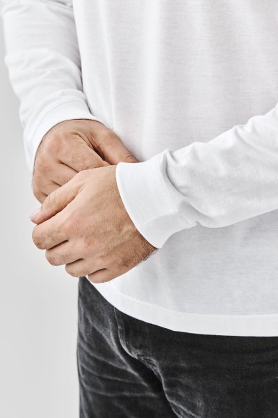 Zoom bild av Men's Stockton L/S Tee, white