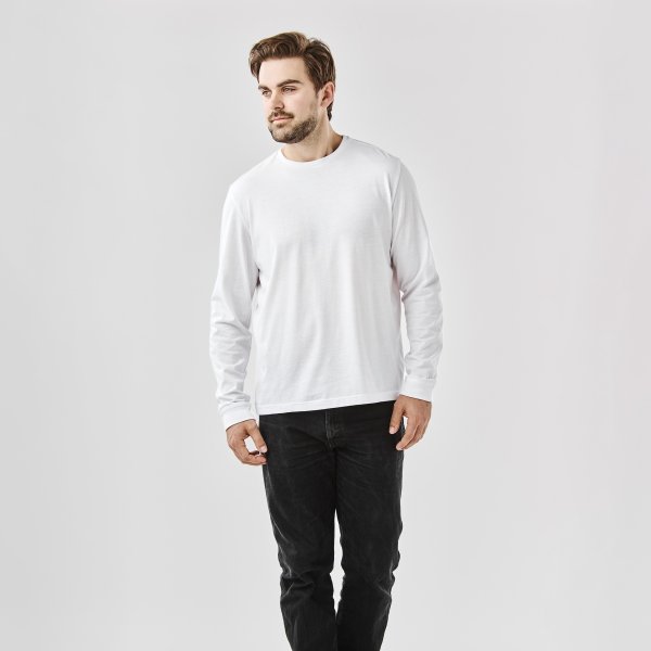 Zoom bild av Men's Stockton L/S Tee, white