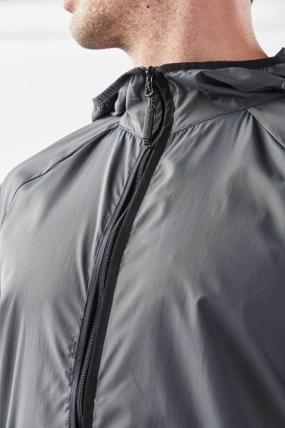 Zoom bild av Men's Ozone Hooded Shell, dolphin