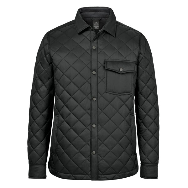 Zoom bild av Men's Tundra Quilted Shacket, black