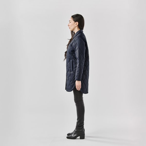 Zoom bild av Women's Tundra Quilted Shacket, navy