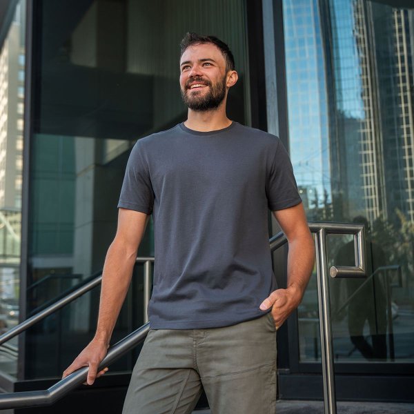 Zoom bild av Men's Stockton S/S Tee. granite