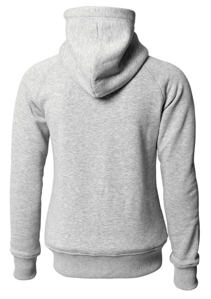 Zoom bild av Woman stylish hooded sweat, grey melange