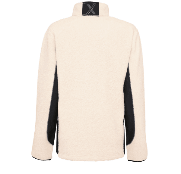 Zoom bild av Womens pile fleece jacket, sand/black