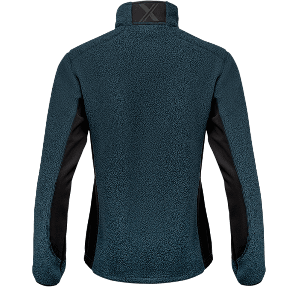 Zoom bild av Womens pile fleece jacket, blue/black