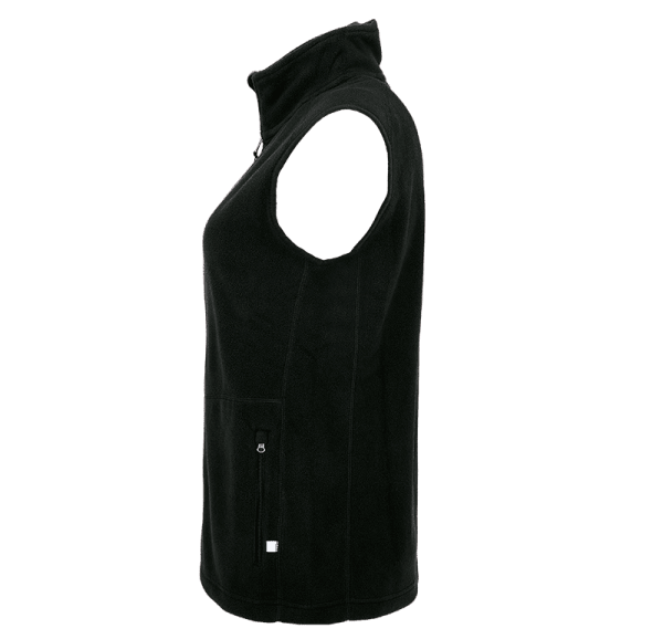 Zoom bild av Womens light Fleece vest, black