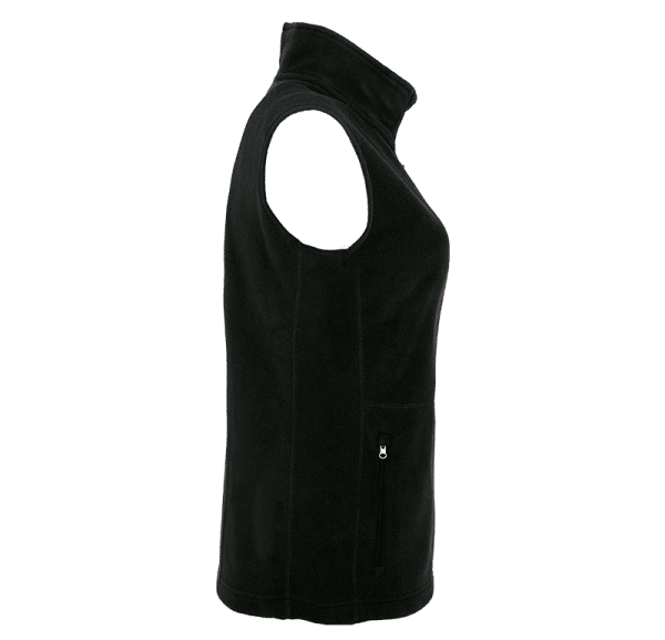 Zoom bild av Womens light Fleece vest, black