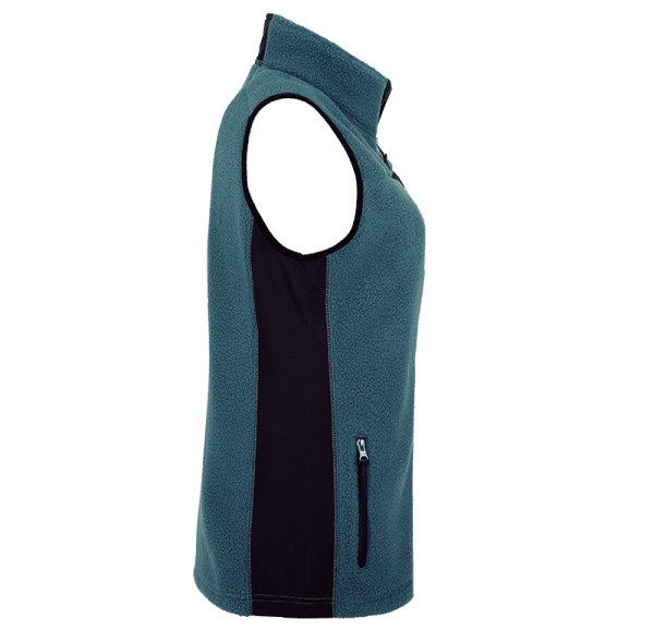 Zoom bild av Womens pile Fleece Vest, blue/black