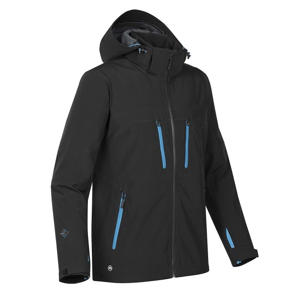 Zoom bild av Men's Patrol Softshell, black/electric blue